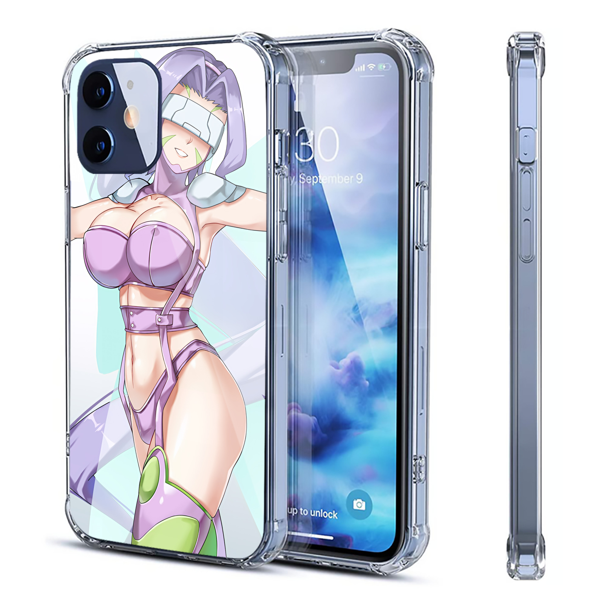 （画像用） Digimon デジタルモンスター/デジモン 【iPhone 12シリーズ対応】透明スマホケース（クリアソフトケース）